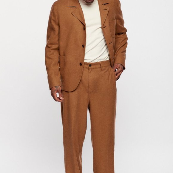 Kotn Buma Wool Men's Two Piece Suit (Tan) - Picture 1 of 1